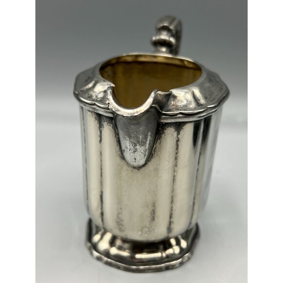 1920s Creamer Afternoon Tea Milk Jug Art Deco Stately EPNS Mulholland Bros #1648 - Picture 10 of 12
